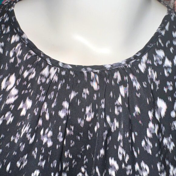 APT. 9 Abstract Black and White Print Polyester Tank Top Blouse Size S - Picture 5 of 11